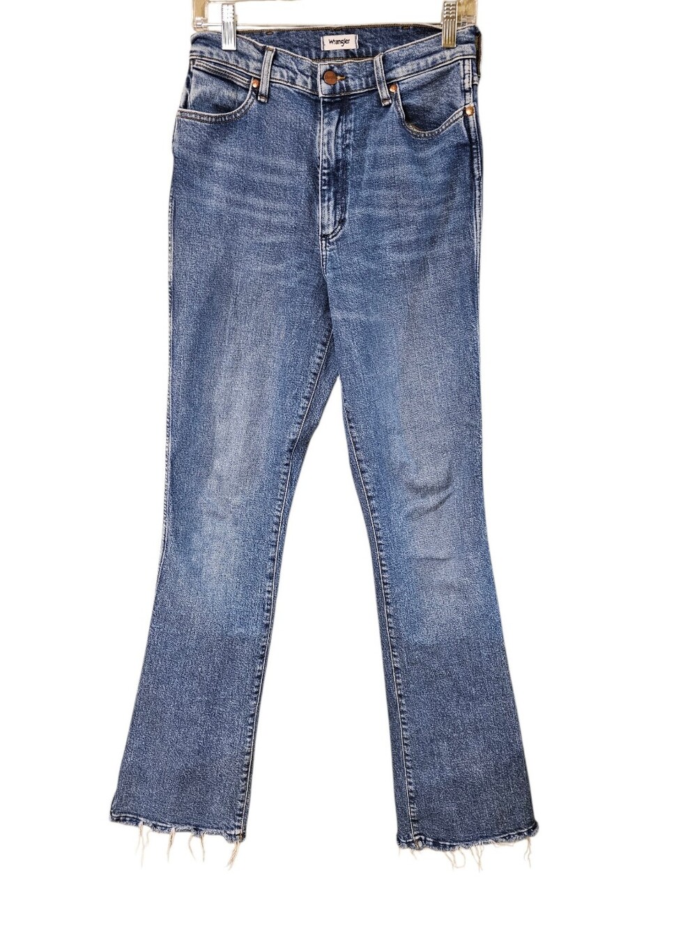 Wrangler Womens  Straight-to-Slight-Flare Denim Jeans Size 28